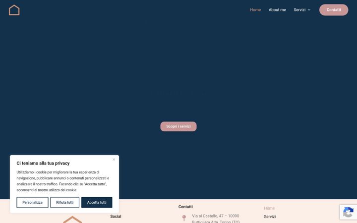 Screenshot of architettoloreni.it