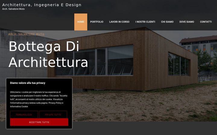 Screenshot of architettosalvatoremuto.it