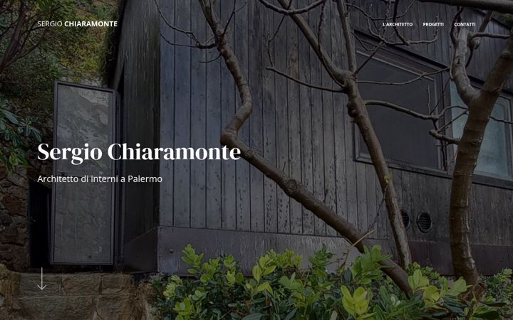 Screenshot of architettosergiochiaramonte.it