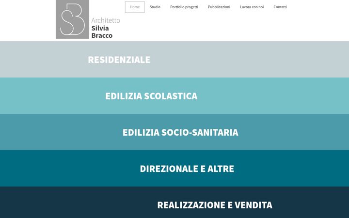 Screenshot of architettosilviabracco.it