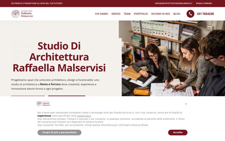 Snímek obrazovky architettostudiomalservisi.it