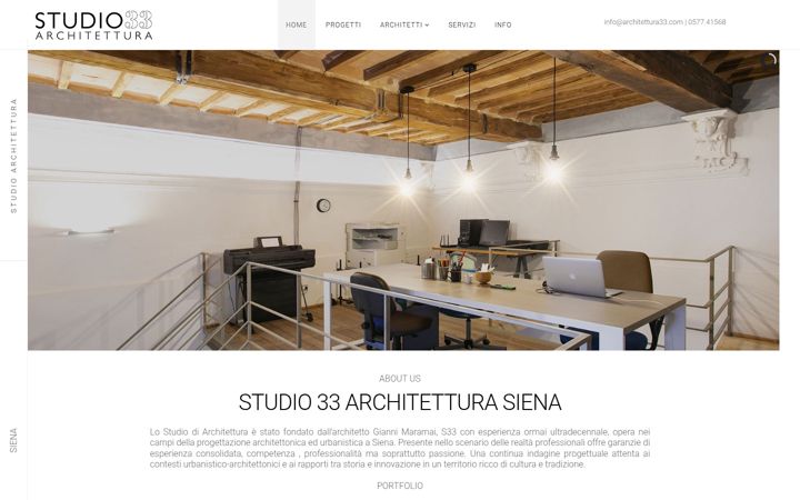 Screenshot of architettura33.com