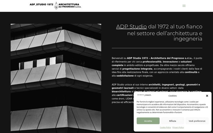 Screenshot of architetturadelprogresso.com