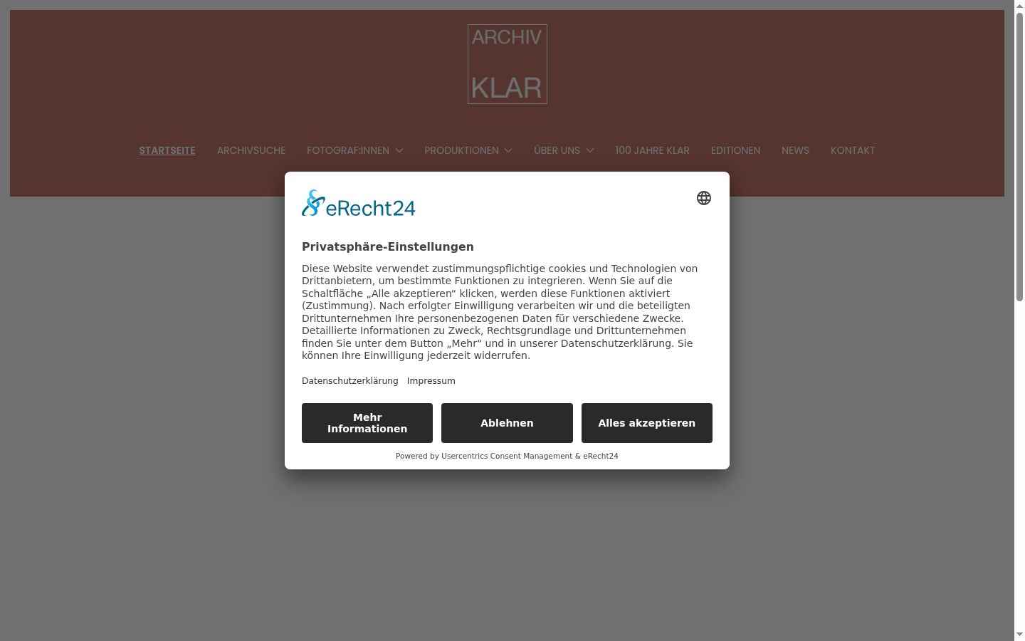 Screenshot tal-banner tal-kunsens muri qabel kwalunkwe interazzjoni