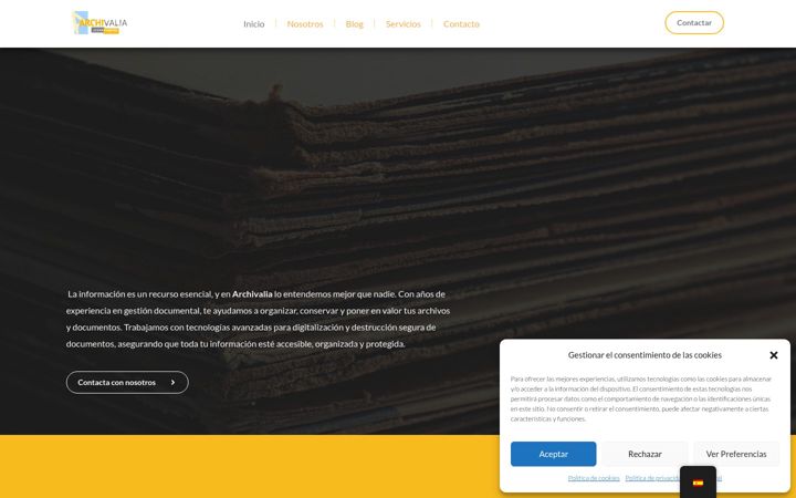 Screenshot του archivalia.com