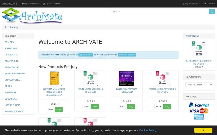 Screenshot of archivate.biz