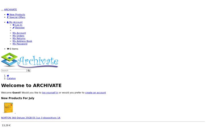Screenshot of archivate.es
