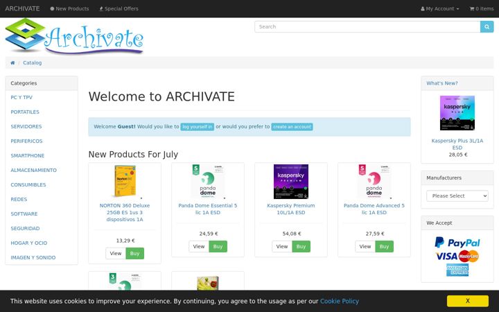 Screenshot of archivate.org