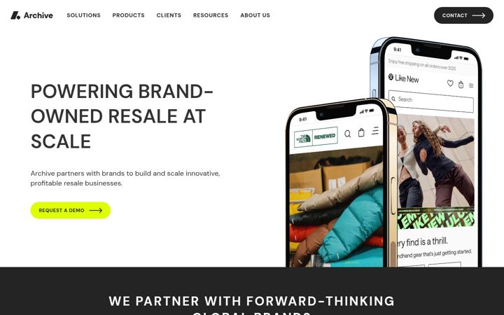 Screenshot of archiveresale.com