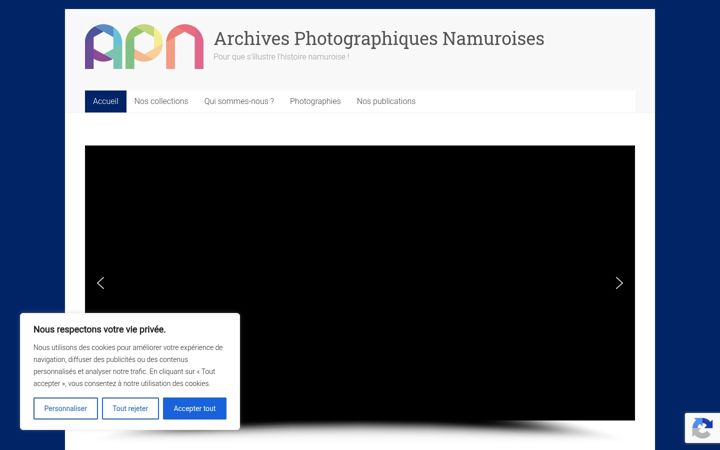 Screenshot of archivesphotographiquesnamuroises.be