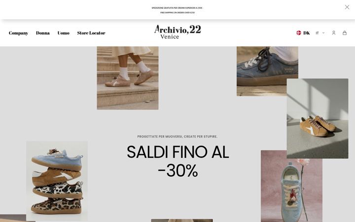 Screenshot of archivio22.com