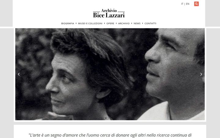 Screenshot του archiviobicelazzari.com