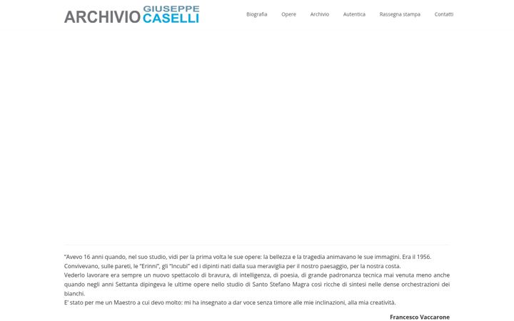 Skjermbilde av archiviocaselli.it