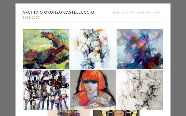 Screenshot of archiviocastelluccio.com