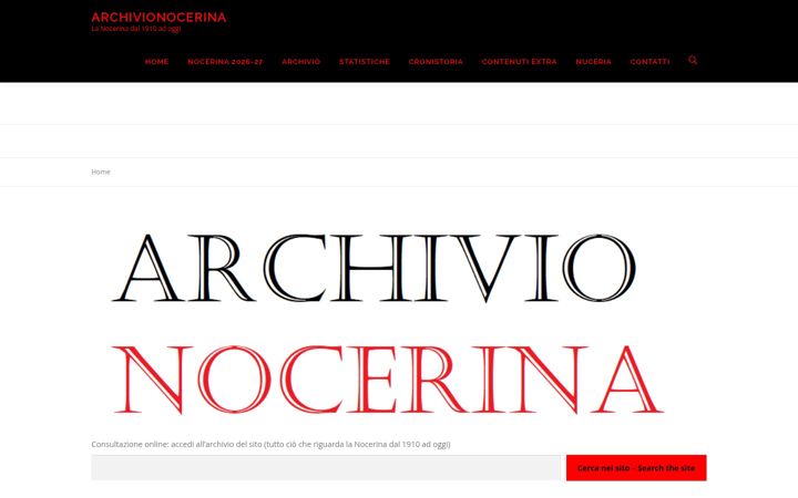 Screenshot of archivionocerina.it
