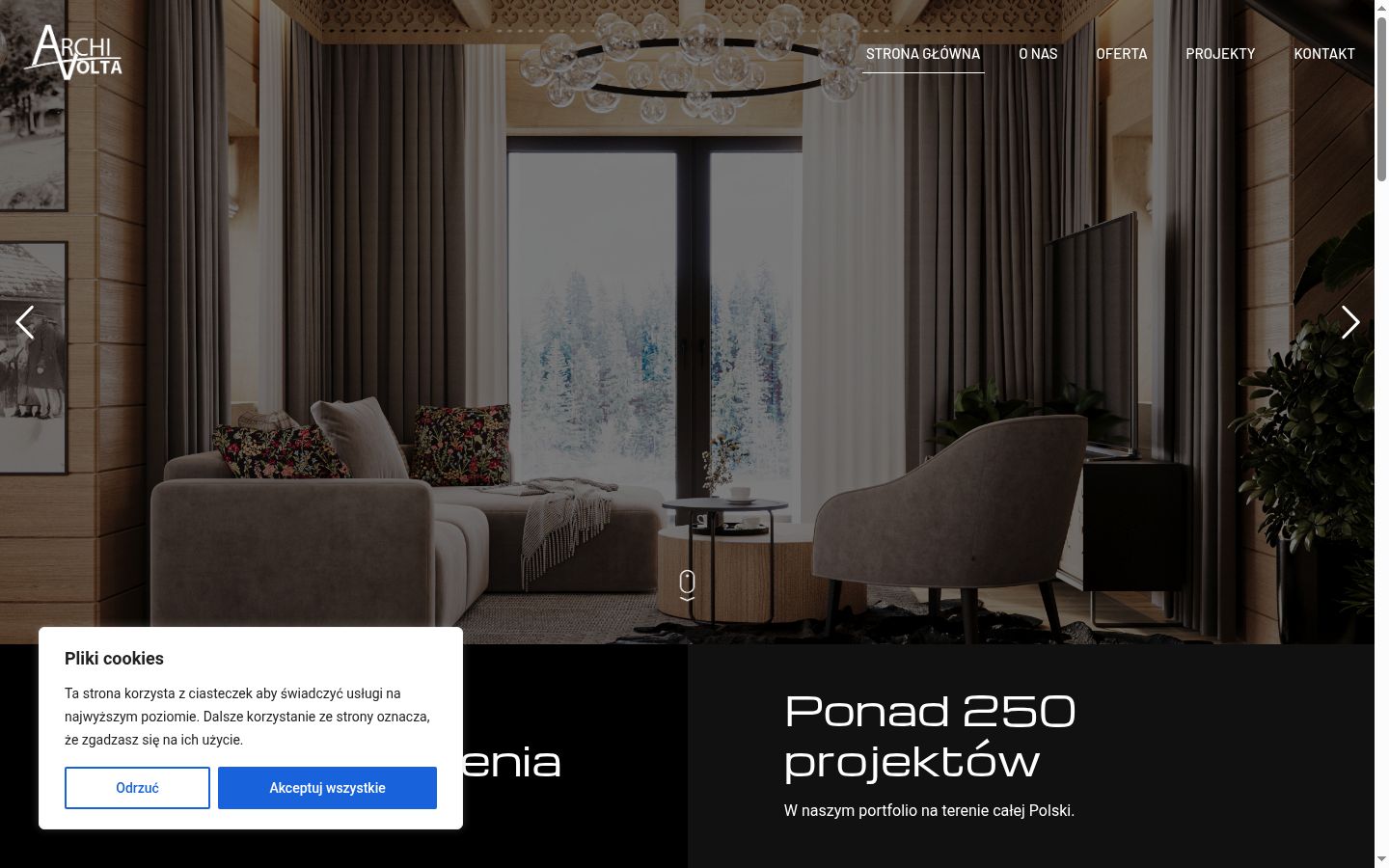 Zrzut ekranu banera zgody wyświetlanego przed jakąkolwiek interakcją