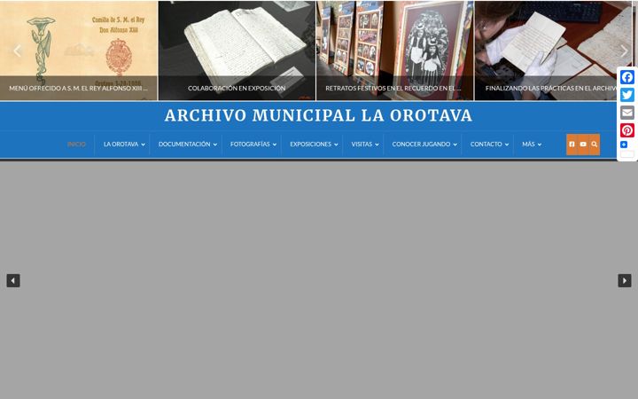 Snímek obrazovky archivoorotava.es