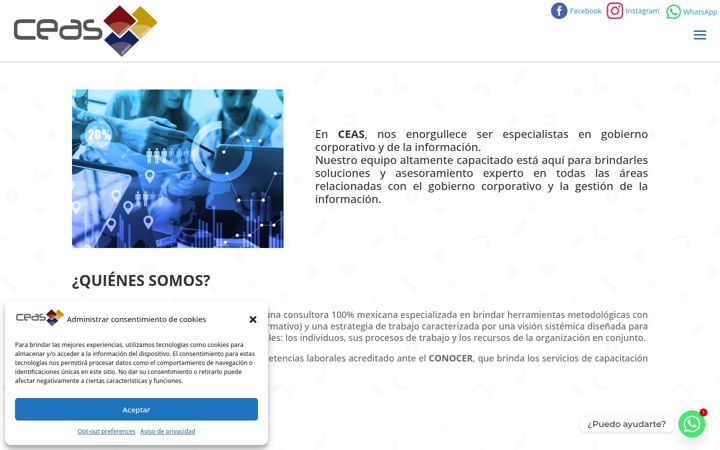Captură de ecran a archivosysistemas.com.mx