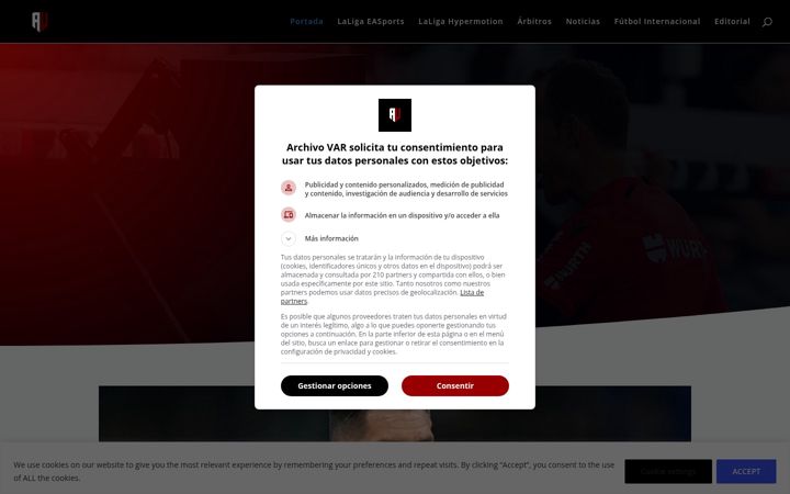 Screenshot of archivovar.es