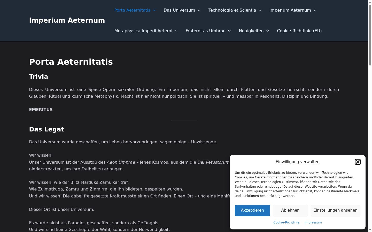 Képernyőkép a bármilyen interakció előtt megjelenő hozzájárulási bannerről