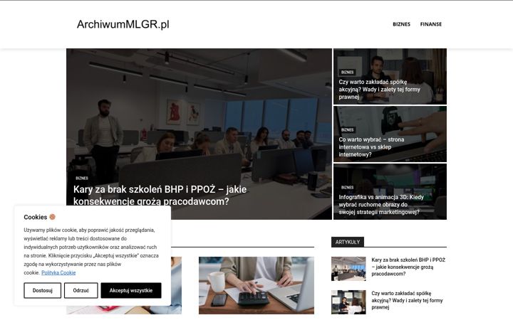 Screenshot of archiwummlgr.pl