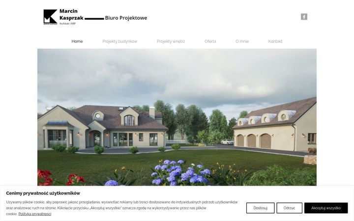 Screenshot of archkasprzak.pl