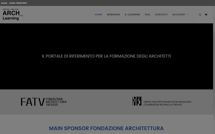 Screenshot of archlearning.it