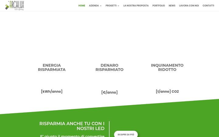 Ekrano kopija archlux.it