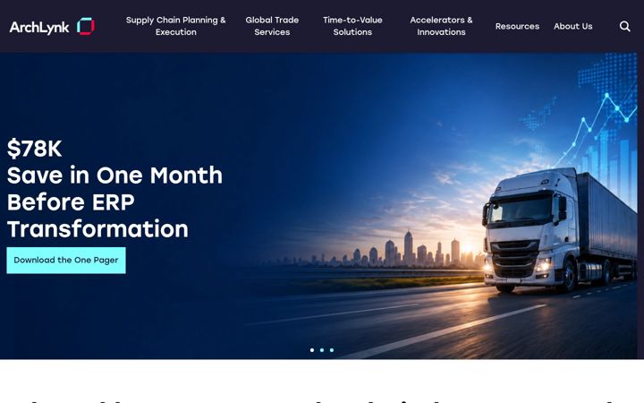 Screenshot of archlynk.com