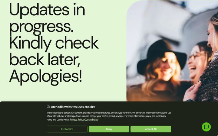Screenshot of archodia.com
