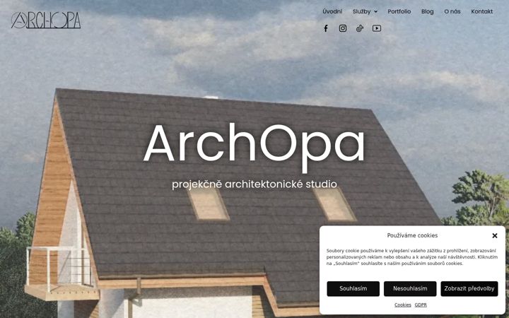 Screenshot of archopa.cz