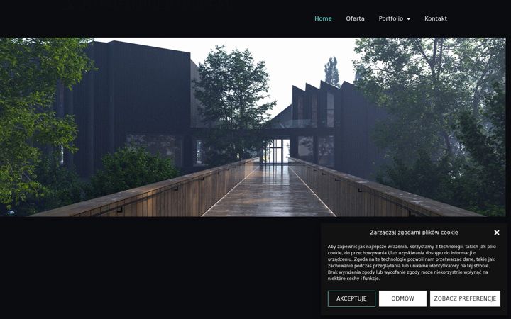 Kuvakaappaus sivustosta archorigami.pl