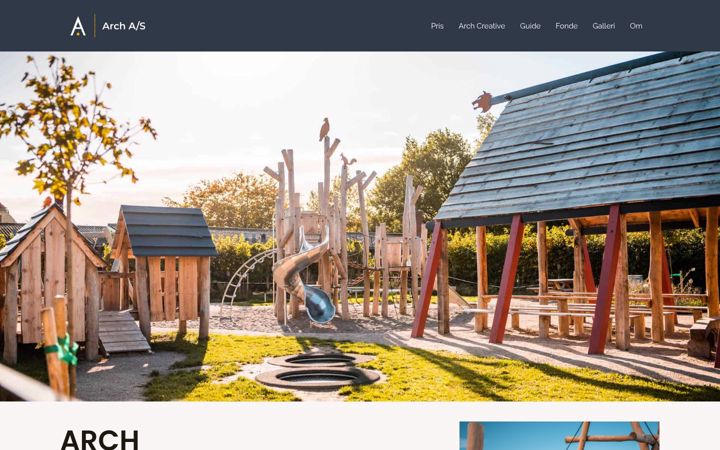 Screenshot of archplay.dk