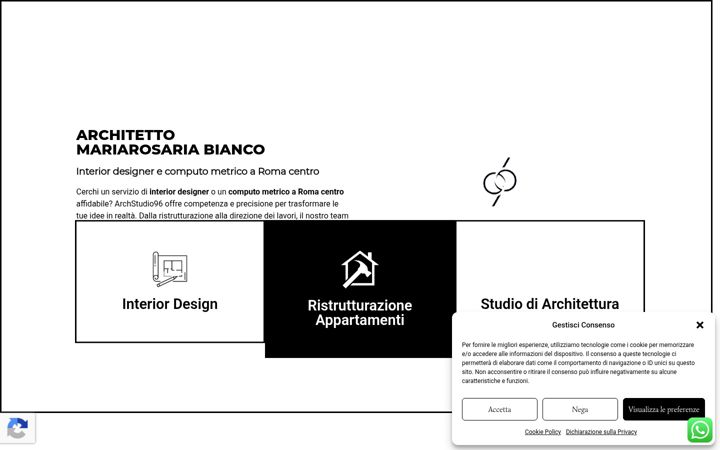 Screenshot of archstudio96.it