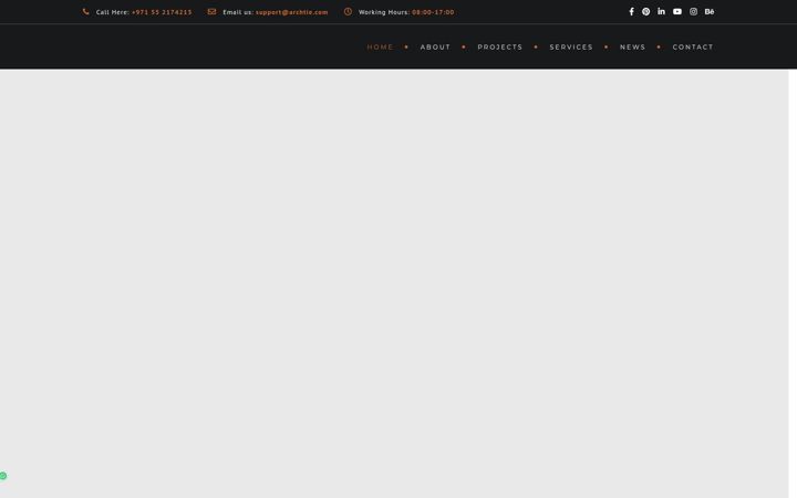 Kuvakaappaus sivustosta archtie.com
