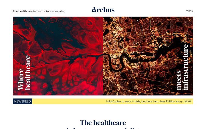 Screenshot of archus.uk.com