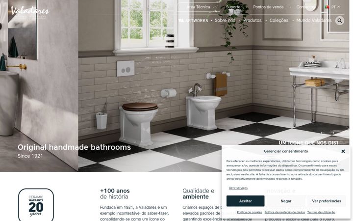 Kuvakaappaus sivustosta archvaladares.com