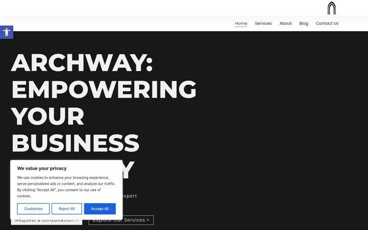 Screenshot of archway-group.com