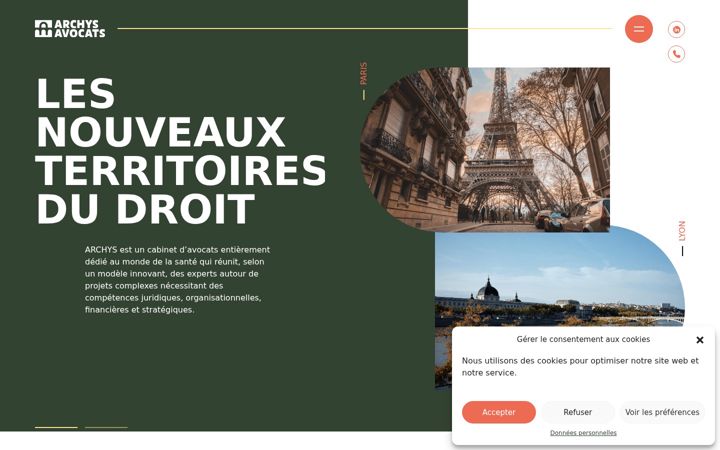 Screenshot von archys-avocats.com