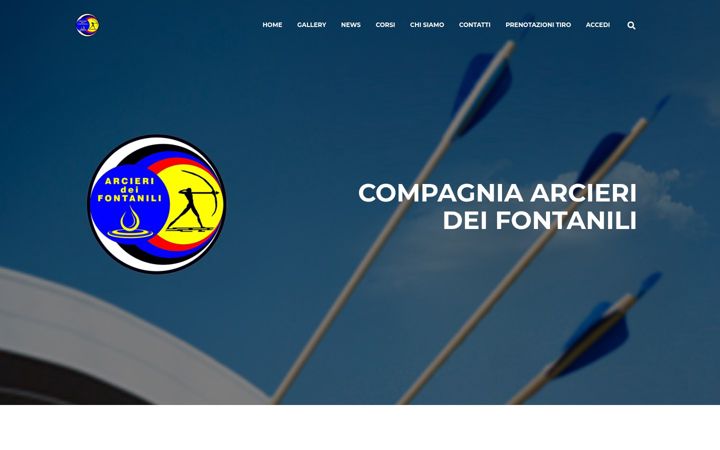 Screenshot of arcierideifontanili.it