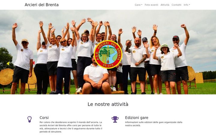 Screenshot of arcieridelbrenta.it