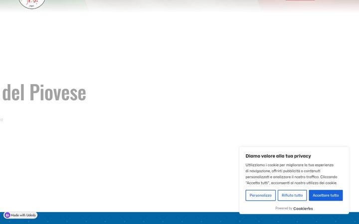 Screenshot of arcieridelpiovese.it