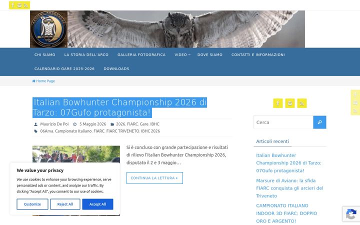 Screenshot of arcieripordenone.it