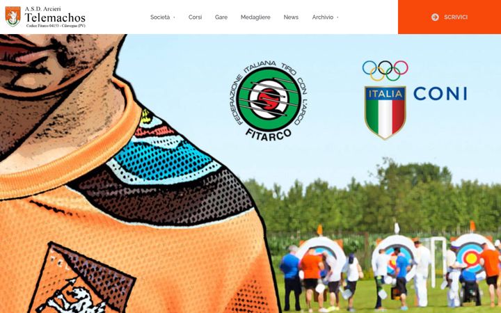 Screenshot of arcieritelemachos.it