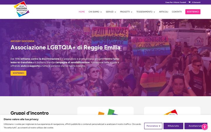 Ekrano kopija arcigayreggioemilia.it