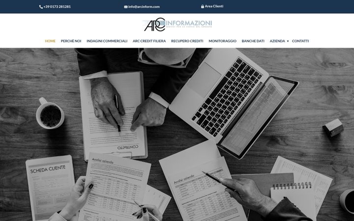 Screenshot of arcinform.it