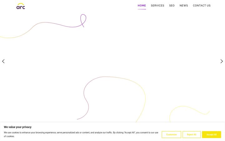 Screenshot van arcinnovationph.com