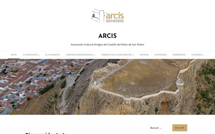 Posnetek zaslona arcis.org.es