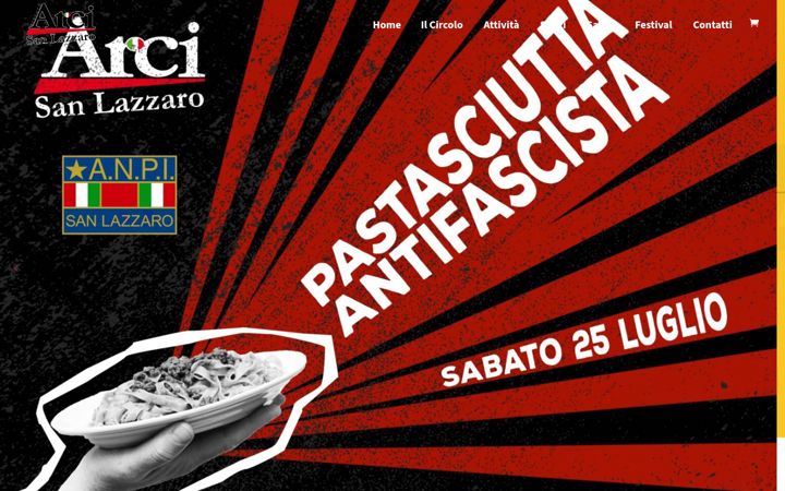 Ekrano kopija arcisanlazzaro.it