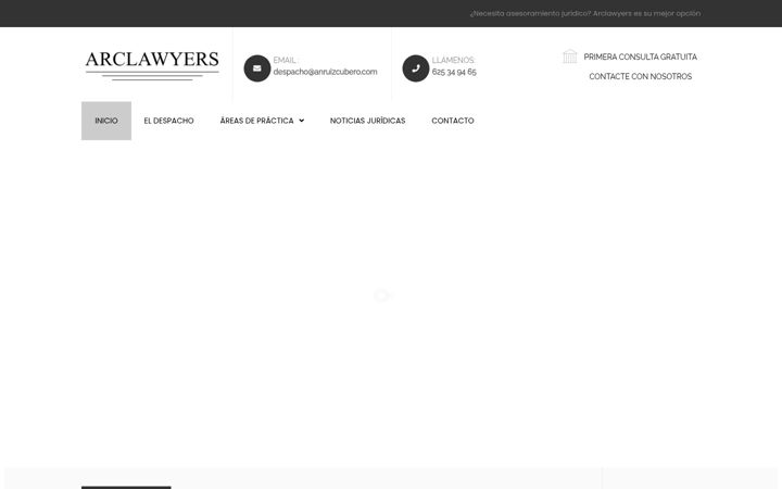 Screenshot of arclawyers.es